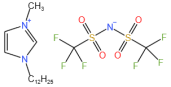 1-十二烷基-3-甲基咪唑雙三氟甲基磺酰亞胺鹽結(jié)構(gòu)式